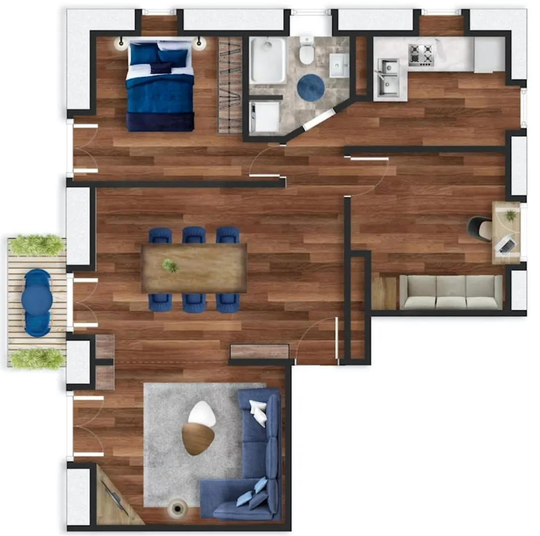 New! Beautiful Apartment - 1 Minute To Monte Carlo Beausoleil 0*,